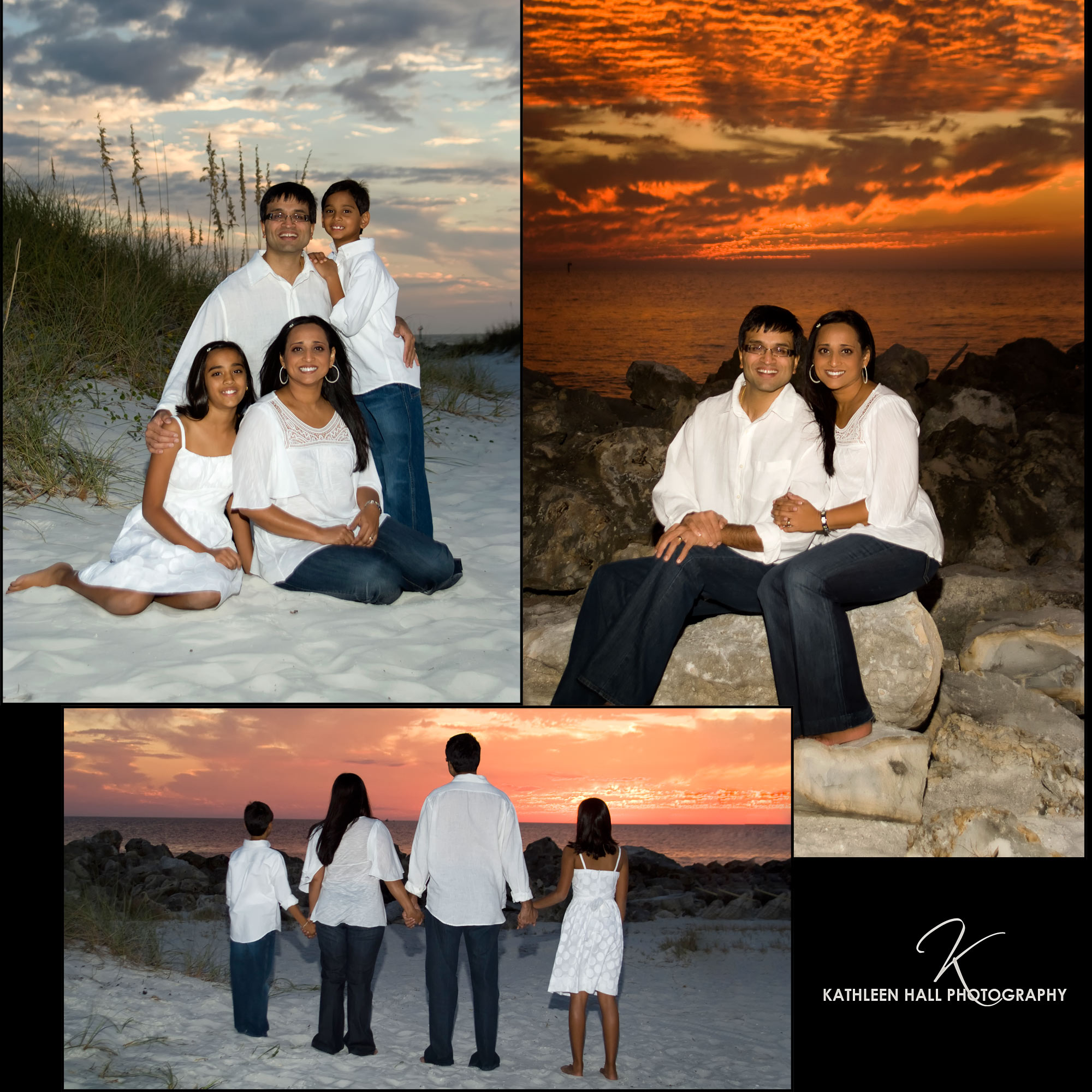 Clearwater Beach sunset portraits