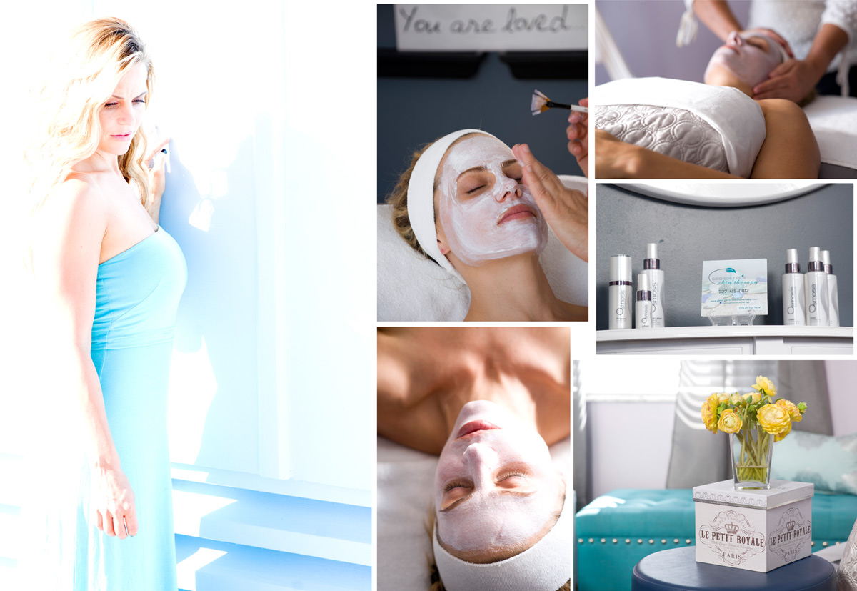 Images for a new website for skin therapy