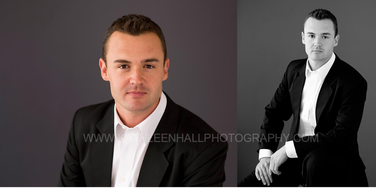 Corporate Headshot of a man by Kathleen Hall Photography